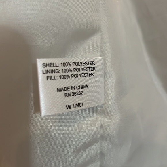 Galley - Silver / White Womens Coat - Medium - Picture 3 of 11